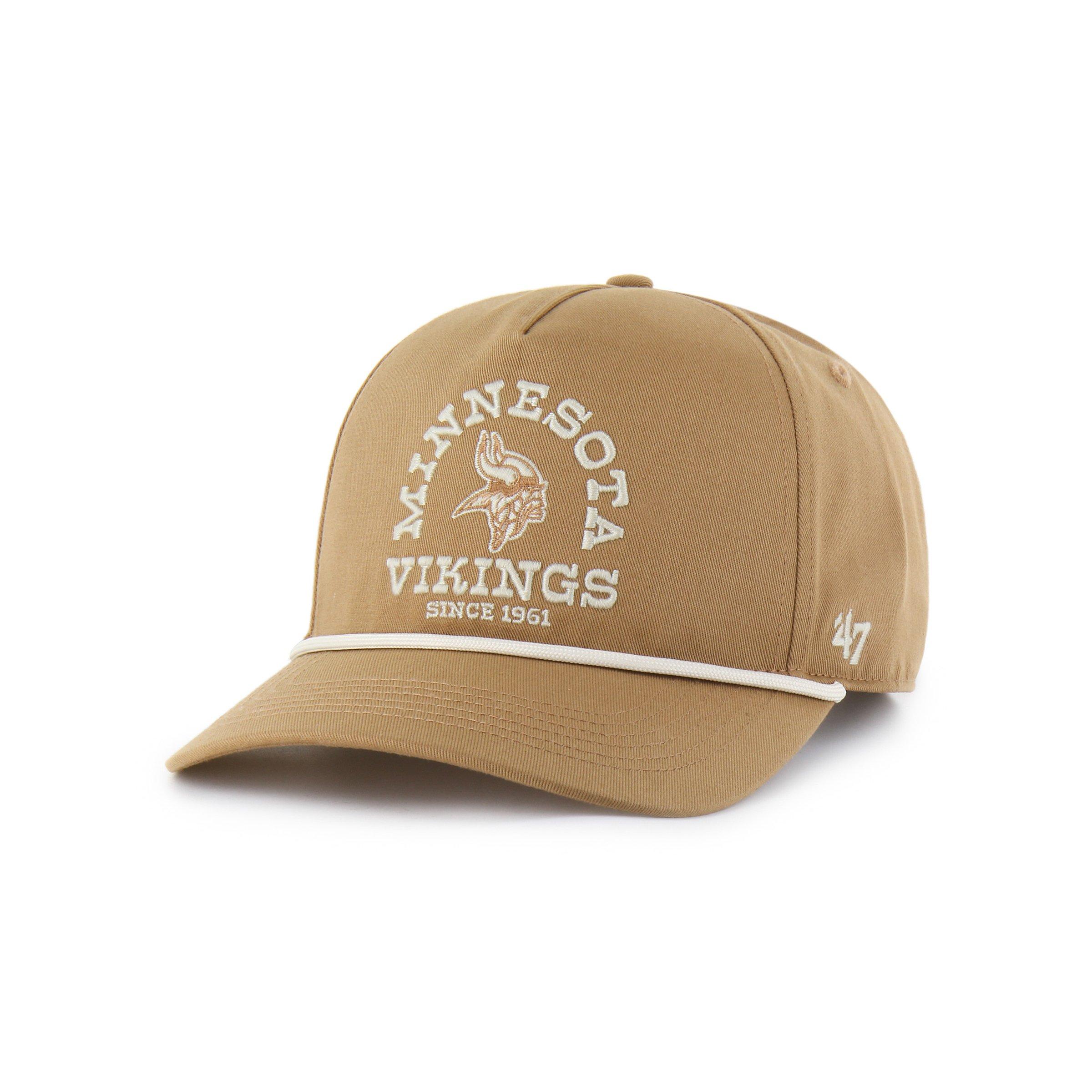 47 Minnesota Vikings Canyon Hitch Snapback Hat - Brown - BROWN